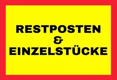 Sonderposten, Restposten, Einzelstücke