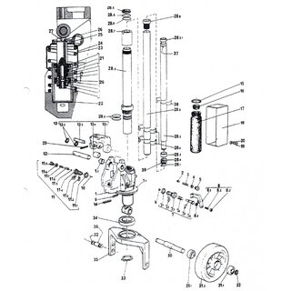 Buchse KolbenfhrungScherenhubwagen Mic TMX1000...