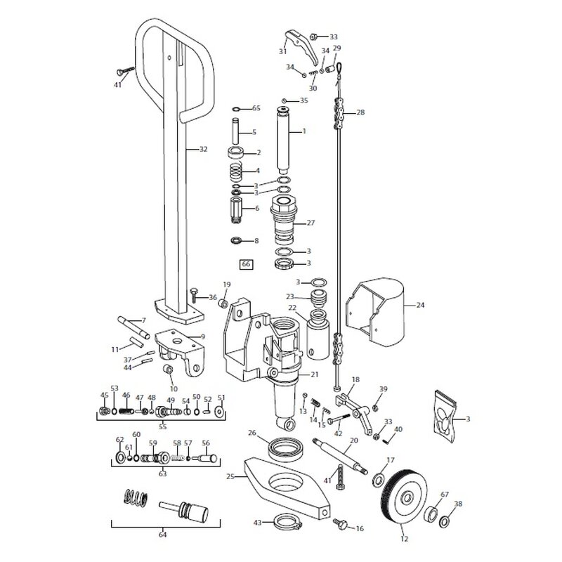 Dichtsatz Pramac Lifter GS bis Bj. 04-03