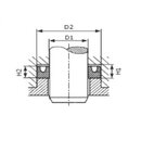 Dichtring Nutring 16 x 24 x 5 PU U01